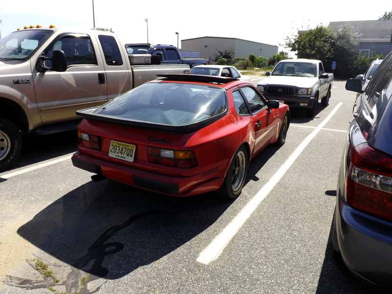 As always it’s best to check the parking lot for the car show.